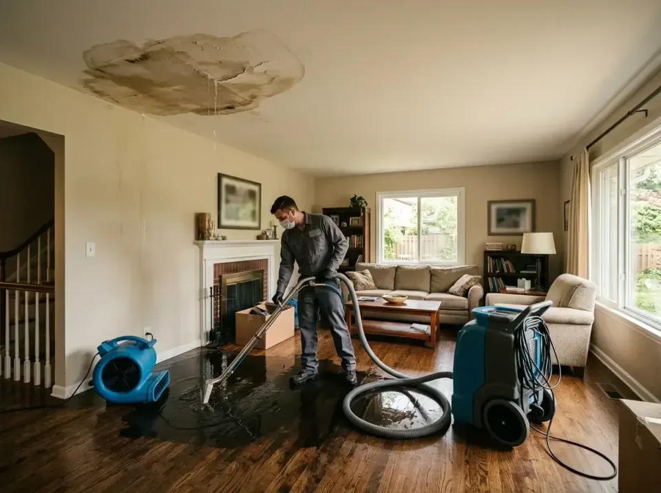 attic-pipe-burst-ceiling-drip-008 — frequently asked questions, Water Damage Restoration & Carpet Care in Crisfield, MD